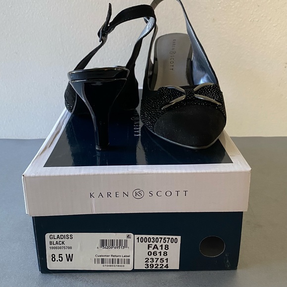 ELEGAN KAREN SCOTT OPEN HEEL SHOES SIZE 9 - Picture 2 of 8